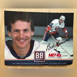 Bob Bourne New York Islanders 2006 Hall Of Fame 8” x 10” Photo